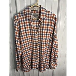 Johnston & Murphy Men’s Ovation Tailored Fit Dress Shirt Size Large